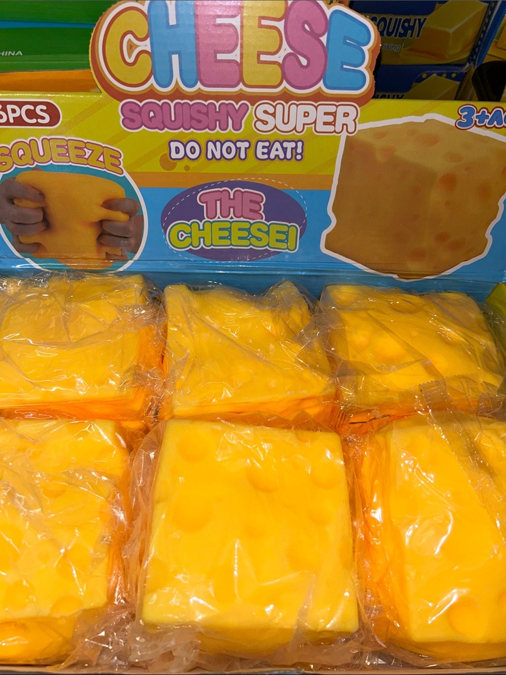 Giant squishy cheese